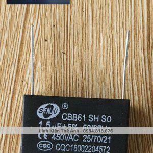 Tụ chân kim 1.5uf/450VAC