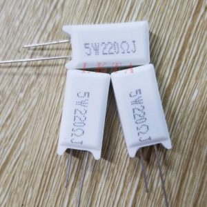 Trở sứ 220ohm -5W (10 con )