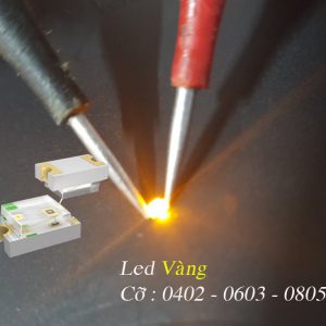 Led vàng SMD ( Cỡ 0805, 1 gói = 100c )