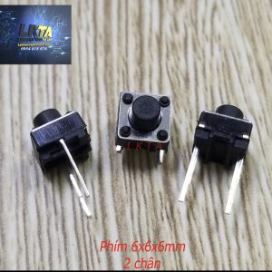 Phím chíp 2 chân 6x6x6 (1 gói = 50con )
