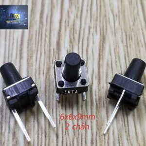 Phím chíp 2 chân 6x6x9 (1 gói = 50con )