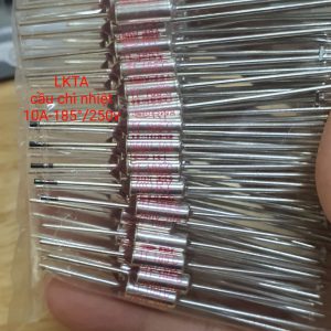Cầu chì nhiệt 10A/185°C ( 1 gói = 10con)