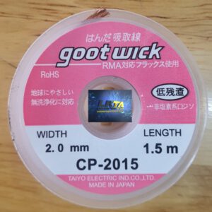 Dây hút thiếc GOOT WICK 2.0mm - 1.5m