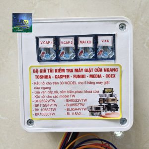 Bộ giả tải máy giặt Toshiba cửa ngang, Casper - Media - Funiki - Coex