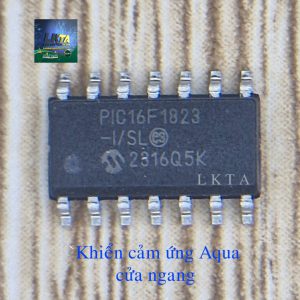 IC phím cảm ứng máy giặt Aqua PIC16F1823, Đã nạp code